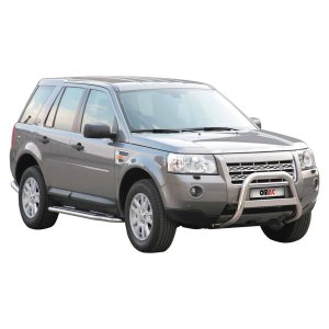 Land Rover Freelander Bull Bar - Omac - Steel - Silver - '08-'15